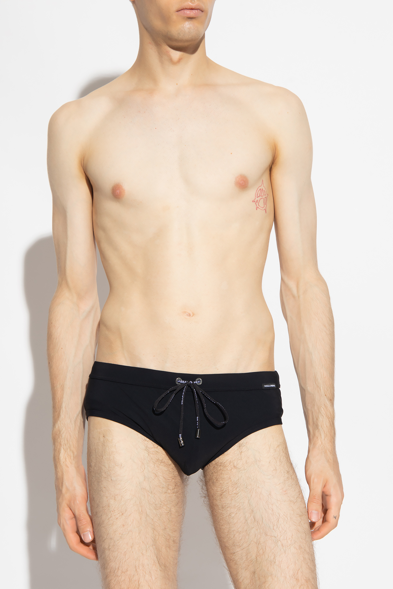 インナー・ルームウェアその他 Dolce & Gabbana Beachwear & underwear Dolce & Gabbana high-waisted Swim Briefs | Black | FARFETCH